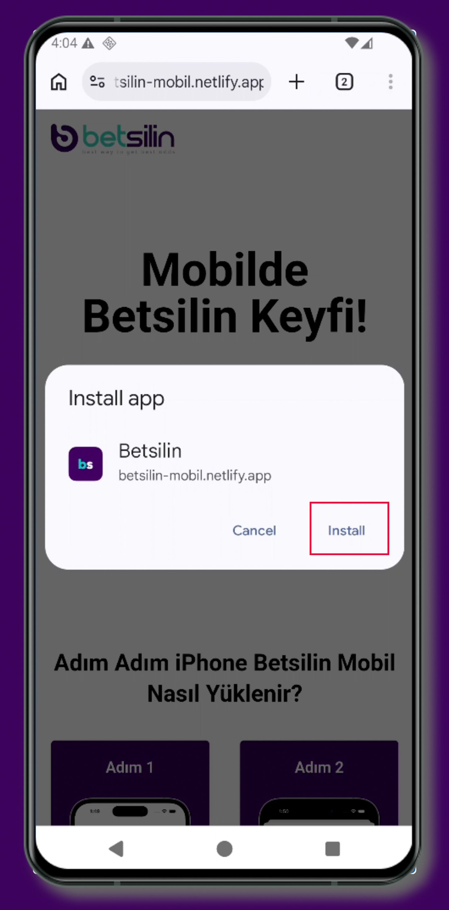 android adım 3