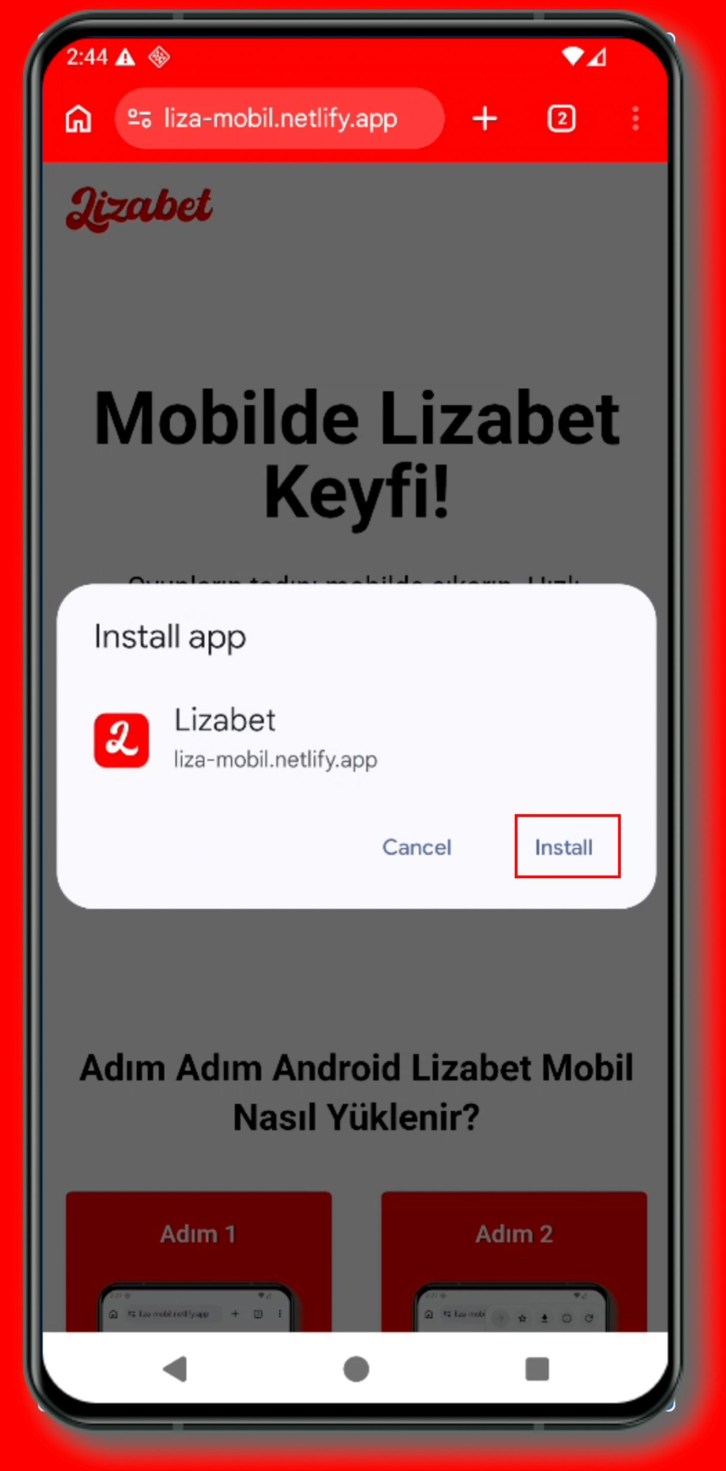 android adım 3
