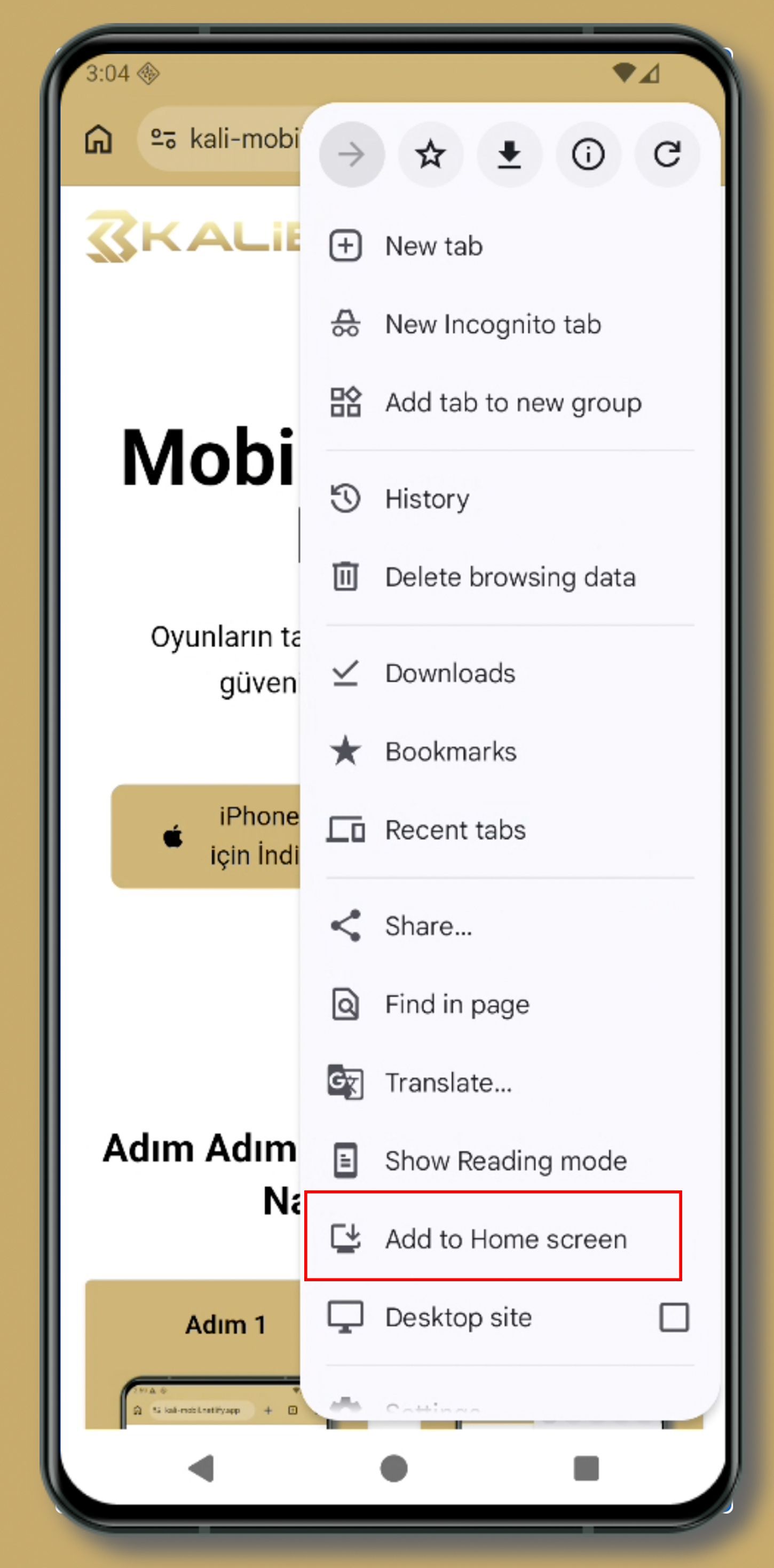 android adım 2