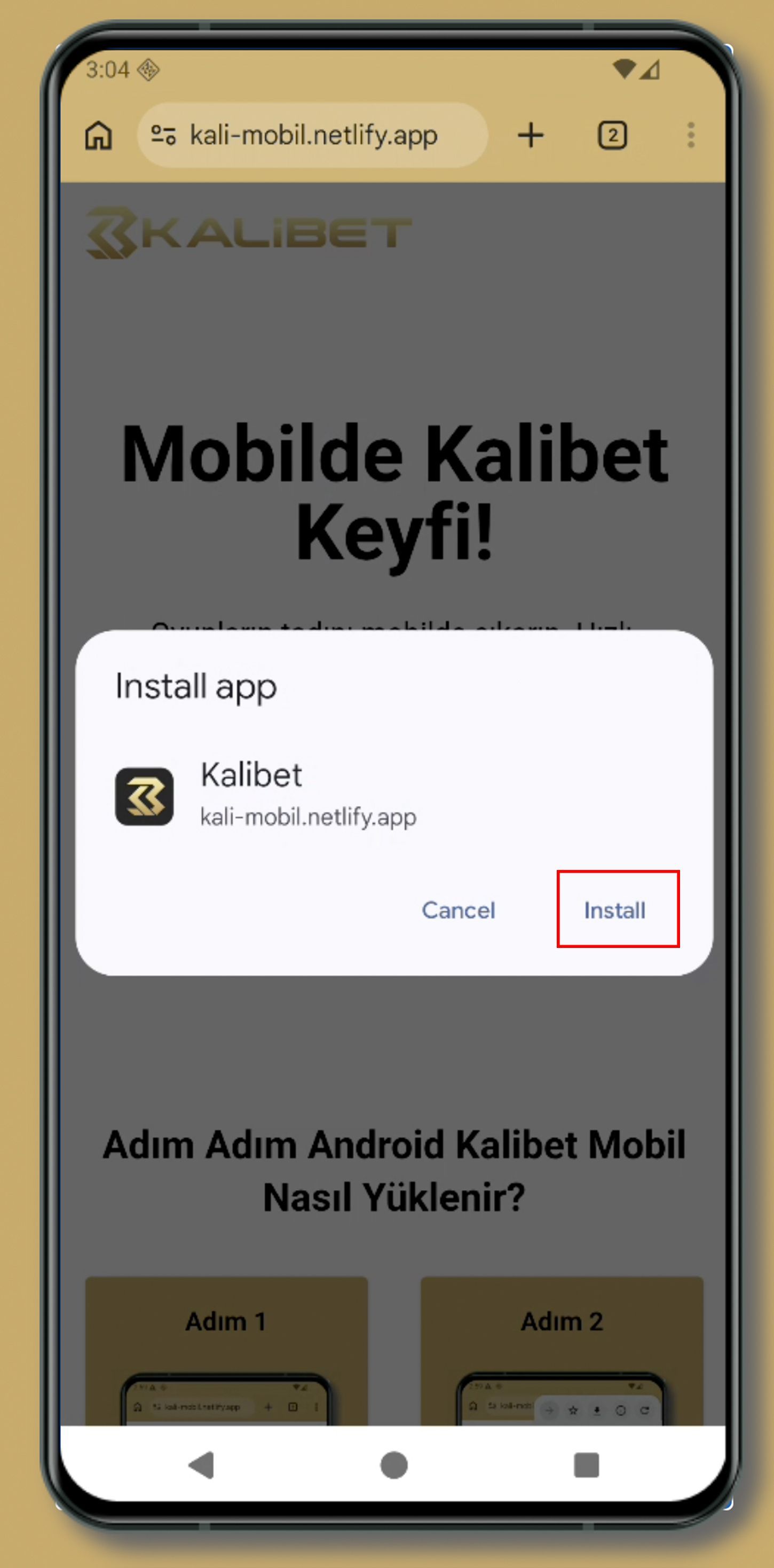 android adım 3